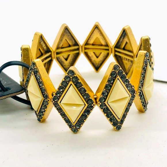 J.Crew Rhinestone Statement Bracelet NWT - Picture 10 of 10